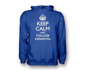 Keep Calm And Follow Espanyol Hoody (blue)