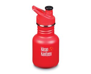 Klean Kanteen 12oz Classic Kid Sippy Cap Ladder Truck