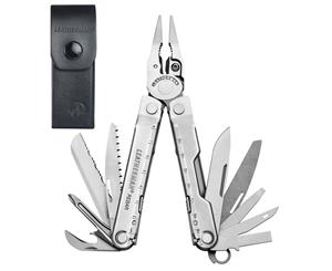 Leatherman Rebar Stainless Steel Multi-Tool w/ Leather Sheath