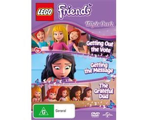 Lego Friends Triple DVD Region 4