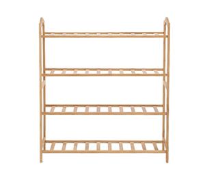 Levede Bamboo Shoe Rack Storage Wooden Organizer Shelf Stand 4 Tiers Layers 70cm