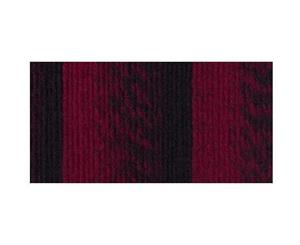 Lion Brand Scarfie Yarn - Cranberry/Black 150g