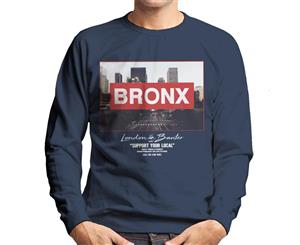 London Banter Bronx Skate Men's Sweatshirt - Navy Blue