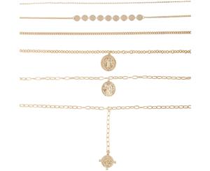 Lovisa Gold Coin Chunky Choker Pack