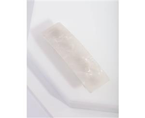 Lovisa Rectangle Pearlescent Hair Clip