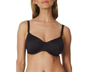 Marie Jo 0120821 L'Aventure Tom Non-Padded Underwired Full Cup Bra - Charcoal Black