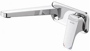 Methven Waipori Wall Mounted Basin Mixer with Plate