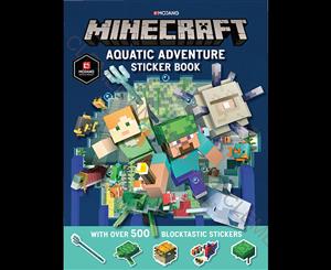 Minecraft  Aquatic Adventure Sticker Book