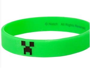 Minecraft Green Creeper Bracelet Large