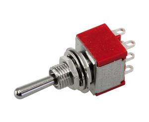 Mini Toggle Switch DPDT-Co On - Off - On