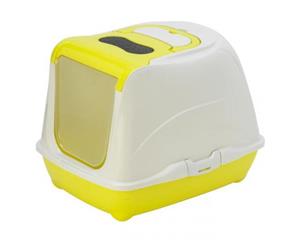 Moderna - Flip Cat - Hooded Cat Litter Tray - Yellow