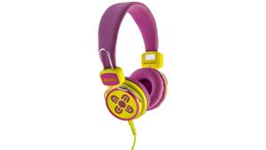 Moki Kid Safe Volume Limited Headphones - Pink/Yellow