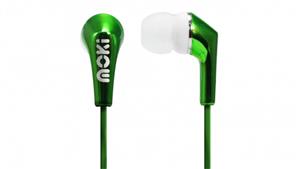 Moki Metallics Earphone - Green