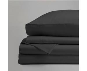 Morgan and Spencer 1500 Thread Count Cotton Rich Sheet Set King Charcoal