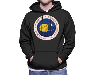 NASA Seal Insignia Men's Hooded Sweatshirt - Black