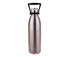 Oasis Drink Bottle With Handle 1.5 Litre - Silver