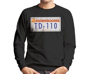 Original Stormtrooper License Plate Men's Sweatshirt - Black