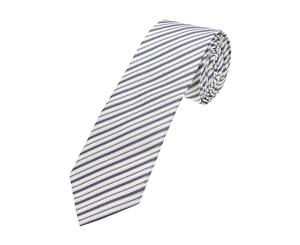 Oxford SILK TIE PINSTRIPE GREY X MENS ACCESSORIES