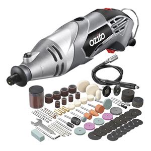 Ozito Flexible Shaft Rotary Tool With 109 Piece Accessory Kit