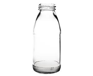 Pack of 12 Olympia Glass Milk Bottle 200ml