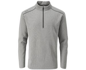 Ping Ramsey 1/2 Zip Ribbed Fleece - Ash Marl