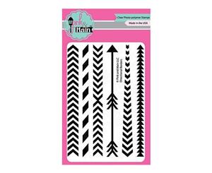 Pink & Main Clear Stamps 4Inch X6inch Directional Borders