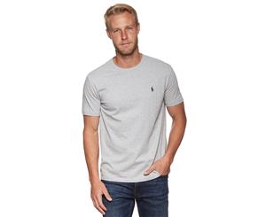 Polo Ralph Lauren Men's Crew Neck Tee / T-Shirt / Tshirt - Grey Heather