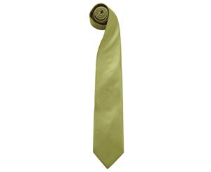 Premier Mens Colours Plain Fashion / Business Tie (Pack Of 2) (Grass) - RW6935