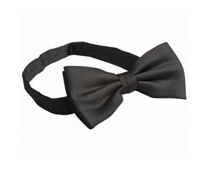 Premier Tie - Unisex Plain Bow Tie (Black) - RW1135