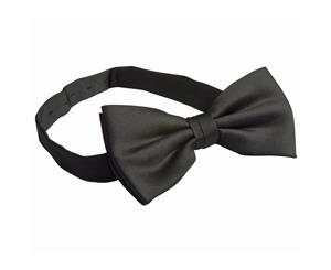 Premier Tie - Unisex Plain Bow Tie (Pack Of 2) (Black) - RW6939