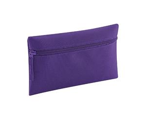 Quadra Classic Zip Up Pencil Case (Purple) - BC3782