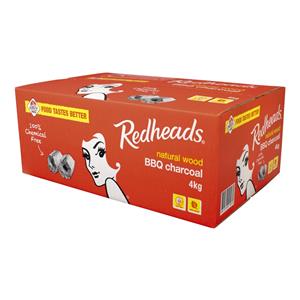 Redheads 4kg Natural Wood Charcoal