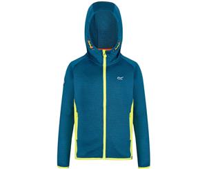 Regatta Boys & Girls Tarnley Extol Stretch Zip Up Jacket - SeaBl/LimePc