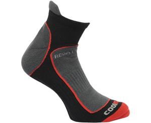 Regatta Mens Trail Runner Coolmax Cushioned Walking Socks - Black/Senato