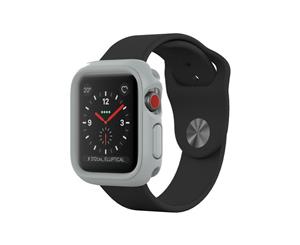 RhinoShield CrashGuard NX Customisable Protective Case For Apple Watch Series 3 /2 /1 42mm - PLATINUM GREY