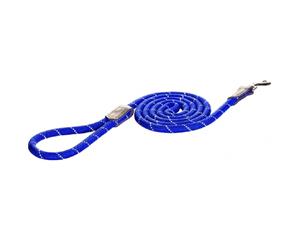 Rogz Rope Dog Lead Blue