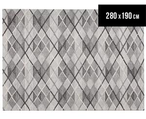 Rug Culture 280x190cm Visions Modern Rug - Grey