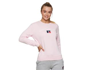 Russell Athletic Women's Logo Crew - Orchid Pink