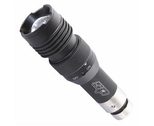 SP Tools 12v LED Adjustable Beam Rechargeable Flashlight Torch