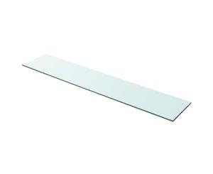 Shelf Panel Glass Clear 100x20cm Wall Display Bracket Ledge Plate Sheet