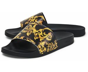 Sik Silk Men's Venetian Sliders Black/Gold