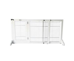 Simply Plus Freestanding Pet Gate White