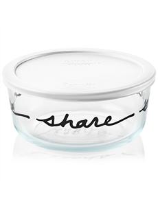 Simply Store 'Share' Round Container with White Lid 7 Cup