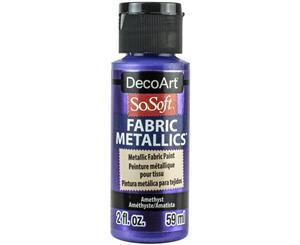 SoSoft Fabric Acrylic Metallic Paint 2oz - Amethyst