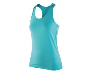 Spiro Womens/Ladies Softex Stretch Fitness Sleeveless Vest Top (Peppermint) - RW5170