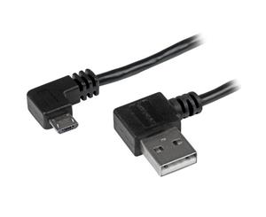 StarTech 1 m 3 ft Micro USB Cable with Right-Angled Connectors