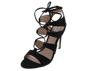 Steve Madden Womens Sandalia Lace-Up Stiletto Dress Sandals