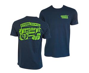 Stone Brewing Co. Beers For Your Block Navy Blue Tee Shirt