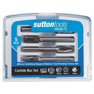 Sutton Tools Projects 5 Piece Carbide Bur Set