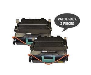 T650 Premium Generic Toner Cartridge x 2